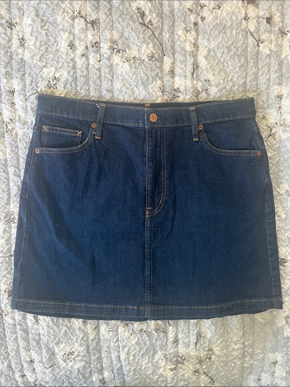 Gap denim mini skirt tall